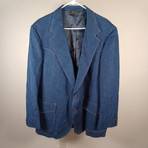 Asher Rochester Vintage 1950s Amalgamated Union Denim Blazer Western Jacket‎